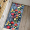 Mazovia Küchenteppich 80 x 200 cm Küchenläufer Waschbar bei 30°C - rutschfest, Tierfreundlich und Pflegeleicht - Kurzflor Teppich Läufer für Küche Kitchen Grau Bunt