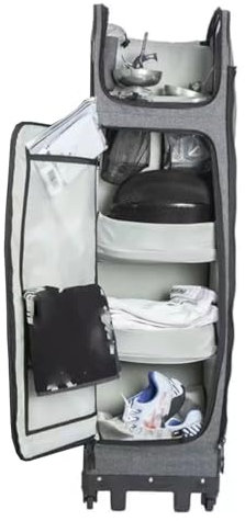 SCBTGKLN Fencing Equipment Bag, Fencing Suit Pull Rod Type Sword Bag, Portable Fencing Equipment, Fencing Bag with Roller, Storage Bag for Fencer, Holds Longsword, Fencing Mask