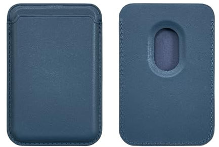 EUYKQNOI 1 Piezas Soportes para Tarjetas De Teléfono, Tarjetero Movil, Cartera para Tarjetas De Crédito, Billetera Magnética para Móvil, Soporte de Tarjetas Magnéticas Compatible con Smartphone - azul