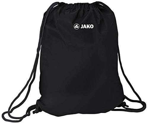 JAKO Gymsack Team Turnbeutel, 44 cm, 1.35 L, Schwarz