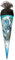 ROTH Geschenk-Schultüte Eisdrache 22 cm klein - rund Tüllverschluss - Zuckertüte Drachen EIS