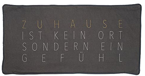 Räder Zuhausesein Kissen - 100% Baumwolle, Weich, 60x30cm, Dekorativer Akzent
