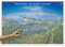 ORBIT Globes & Maps - Panorama Karte Alpen in deutsch als Poster, Karte der Alpen ca. 133x95cm: Gezeichnetes Relief im dreidimensionalen Stil, Blick von Norden nach Süden, Stand aktuell