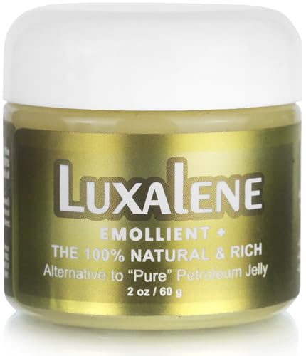 Beesaluxe Luxalene - a 100% Natural, Rich & Hypoallergenic Alternative to Petroleum Jelly with Castor Oil - Lips, Hands, Baby, Makeup Remover and More (2 Ounce)