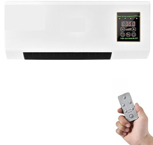 Climatiseur Sans Unité Extérieure, 1800W Climatiseur Mural Froid Et Chaud, Climatis-eur Réversible Multifonction Avec Télécommande, Silencieux, Basse Consommation, Portable, Pour Bureau Et Maison