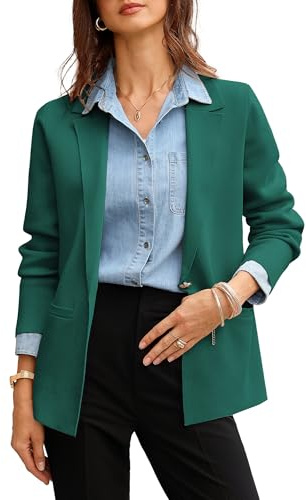 GRACE KARIN Cárdigan Mujer Elegante Chaqueta Casual Blazer Manga Larga Abrigo de Punto con Botones y Bolsillos