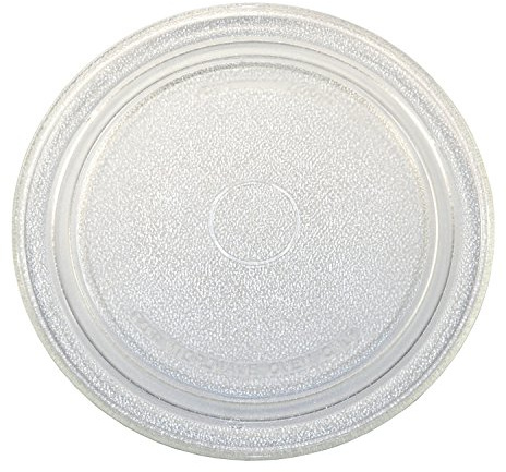 HQRP 10-3/4 inch Glass Turntable Tray fits Sharp A034 NTNT-A034WRE NTNT-A011WRE0 NTNT-A034WRE0 NTNT-A011WRF0 NTNT-A034WRF0 NTNT-A130WREZ 504316 501560 MOS0649 R2A54 R2S56 Microwave Cooking Plate 270mm
