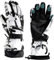 Ltrototea Winterhandschuhe Herren Damen Wasserdicht Warm -30℉ Skihandschuhe Anti Rutsch Fahrradhandschuhe mit Touchscreen Winddicht Handschuhe für Wandern Radfahren Motorrad,L,Weiß/Schwarz