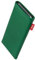 fitBAG Beat Green custom tailored sleeve for Apple iPhone 12 / iPhone 12 Pro/iPhone 13 / iPhone 13 Pro | Made in Germany | Fine nappa leather pouch case