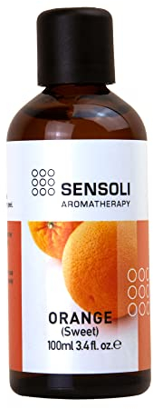 SENSOLI Orange, Sweet Essential Oil 100ml - Pure and Natural Essential Oil for Aromatherapy and Diffusers