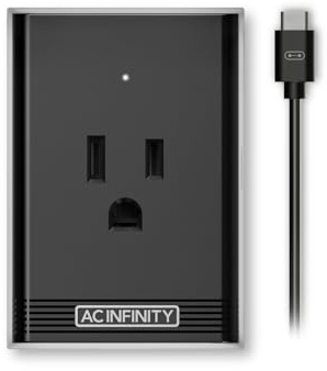 AC Infinity UIS Control Plug, Outlet Adapter to Connect UIS Smart Controllers to Outlet Devices