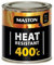 Maston Hitzebeständige Farbe 400 °C – Matt – Schwarz – 250 ml
