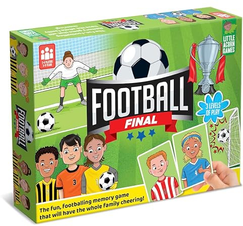 Football Final - Fun Football Board Game for Kids - Football Gift for Boys and Girls Age 3-11 Years Old - Family Board Games for Kids and Adults