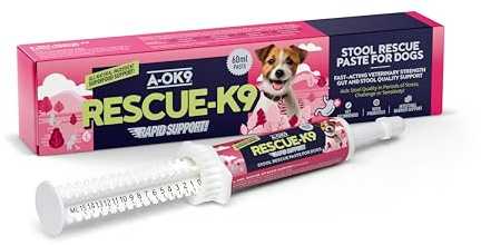 A-OK9 Probiotic Paste for Dogs – Rapid Digestive Support for Upset Stomach & Gut Health – Prebiotic & Natural Ingredients Use For All Ages & Breeds– Dog Digestive Paste – 60ml