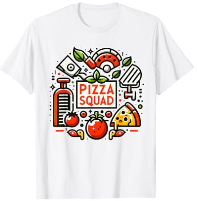 Équipement à pizza pour les amateurs de pizza, cuisine italienne | Pizza T-Shirt