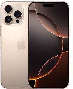 Apple iPhone 16 Pro Max, 512GB, Titan Wüstensand (Generalüberholt)