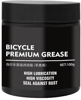 Grasa para cadenas de bicicleta, lubricante y desengrasante para bicicleta, 100 ml, multiusos con limpiador de ciclo duradero para automóviles y vehículos