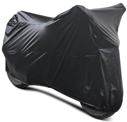 BIHEE Motorcycle Cover Soft Stretch Waterproof Motor Cover Dustproof Durable Motorbike Cover for Indoor and Outdoor, 96 inches