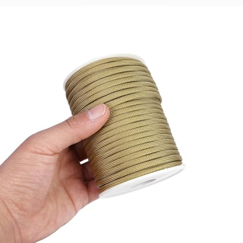 Cuerda de paracaídas multiusos reforzada resistente al viento adecuada para escalada, camping, supervivencia, senderismo, cuerda de equipo