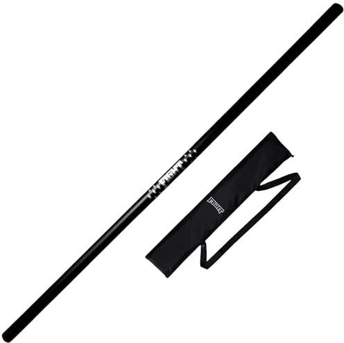 F.A.L. product Bo Staff 4-6 Ft Collapsible Foam Padded with Carry Bag, Practice Bo Staff for Martial Arts Karate Training (Black)