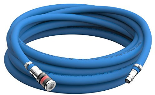 12,5m Tubo Flessibile Antistatico Ø 9mm Kit di Tubo per Aria Compressa + Raccordo rapido Würth + innesto di acciaio inossidabile Tubi per verniciatura fino a 50m selezione: 12,5m metri