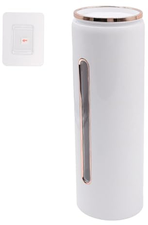 ANCLLO Tiardey Dispenser per Tazze Portabicchieri per Acqua Cucina da Parete per Coni di Carta Bicchiere di plastica - Bianco