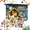 Nativity Advent Calendar 2024 | 25 Tage Miniatur Krippenfigur Christmas Countdown Kalender | Little Peoples Weihnachtskrippen Set aus Kunstharz Ornamente für Kinder und Erwachsene