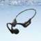 SANAG B60SPROMAX Auriculares Conduccion Osea, Acuaticos para Natacion Bluetooth 5.3 Built-in 64GB Integrada IPX8 Impermeables y Resistentes al Sudor, with Mic 10H Playtime for Gym Running Cycling