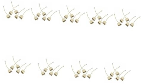 DOITOOL 9 Series Divisor Rj11 Teléfono Divisor De Línea Telefónica Bidireccional Adaptador De Enchufe De Teléfono Convertidor Rj11 Macho A Hembra Beige El Plastico 5 Piezas X 9