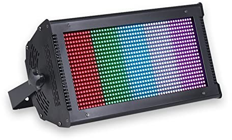 KOZWAY Luces de Escenario, 100 0W LED RGB Luz estroboscópica segmentada a to-do Color DMX Equipo de iluminación de Escenario estroboscópico DJ (Color : 0, Size : LED 4-Segment Strobe Light)