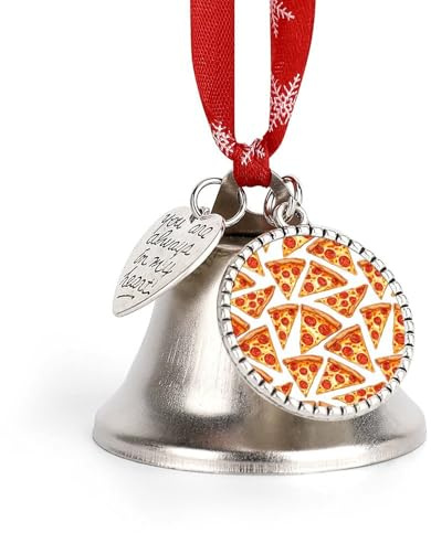 Fun Cartoon Cheese Christmas Tree Bell,Ornaments Bells Decorations, Indoor Christmas Bell,Pendant Holiday Decoration