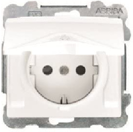 Bjc iris - Base enchufe 2 polos+tierra con seguridad iris-aura