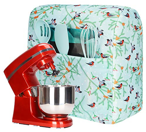 Kitchenaid Mixer-Abdeckungen mit Tasche und niedlichem Druck, kompatibel mit 6-8 Quart Kitchenaid und Hamilton Mixern, Pioneer Woman Küchenzubehör, kleine Geräte-Staubschutz