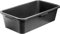 Scatola di mortaio Kadax, vasca di mortaio per cantiere, vasca a cemento quadrato in plastica, scatola di mortaio nero, secchio in cemento stabile con manici, carreggiata, secchio da costruzione (40L)