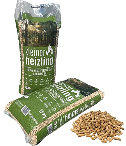 Premiumpellets Holzpellets Heizpellets Nadelholz Pellets Öko Energie Heizung Kessel Sackware 6mm (1 Sack 15kg)