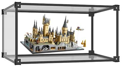 Vitrine Acrylique, vitrine empilable Transparente, vitrine de Collection Anti - poussière, Convient pour Lego 76419 Jouet Figurine modèle de Collection de Figurines,Auto -Assemblée (40x30x25cm)