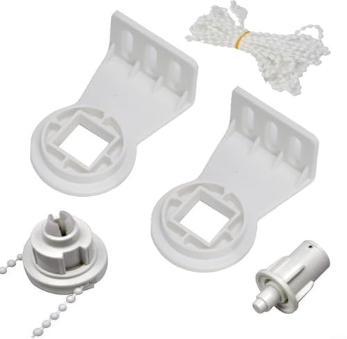 Superior Roller Blind Fitting Kits Roller Blind Chain Metal Bracket Spare Parts Repair Kit to Fit 28mm 32mm Tubes Spare Parts for Curtain Rods Roller(28mm)