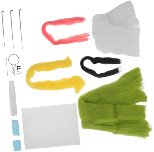 NUOBESTY 1 Satz Ente Aus Wollfilz Bastelwerkzeuge Aus Filz Puppenfilzset Haushaltsnadelfilzen Filzmaterial Selber Machen Zubehör Zum Filzen Und Basteln Bastelmaterial Selber Filzen