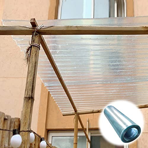 Piastre di ricambio per serre in policarbonato, resistenti ai raggi UV, protezione antipioggia, ideale per serre, capannoni, tettoie, cabine, canili o garage, 1,2 x 15 m