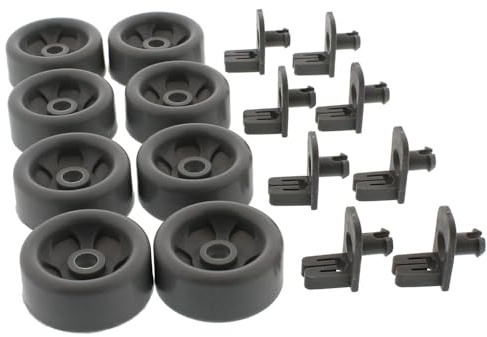Dishwasher Lower Rack Roller & Axle Kit for GE, AP5986366, WD35X21041