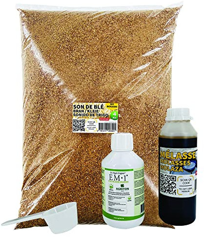 WormBox Moutta | Kit DIY | Fabriquer Son Bokashi activateur/Starter/Compost | Jusqu’à 4 kg