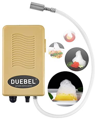 DUEBEL Molekulare Gastronomie Schaumgenerator, tragbares Schaumerzeugungs-Kit (angetrieben durch Trockenbatterie), kreatives Kochwerkzeug