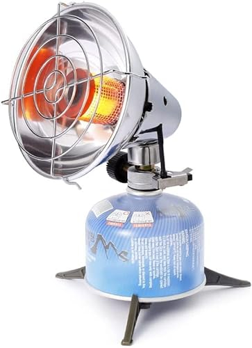Portable Gas Heater, Outdoor Camping Heater, Mini Stainless Steel Camp Heater for Hiking Fishing Tent Picnic BBQ Travel