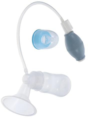 Abaodam 3 Set tiralatte manuale pompa per l'allattamento al seno tiralatte a mano portatile regalo per neomamma indossabile pratico contenitore del latte