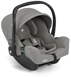 Joie i-Snug™ 2 R129 seggiolino auto per neonato i-Size, ultraleggero (3,35 kg), compatibile con sistema da viaggio, rotazione con i-Base™ Encore – dalla nascita a 12 mesi (40–75 cm), Quartz