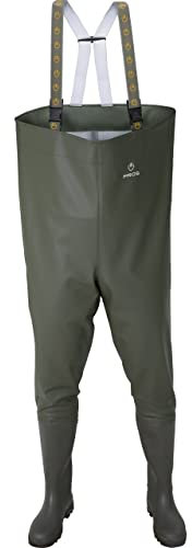 PROS Brust Wathose Größe 54 | Wathose, Standard Dark Olive, 55