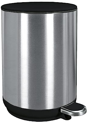 Secchio per cosmetici Caletto, colore: nero, materiale: acciaio inox/ABS, dimensioni: secchio 5 litri