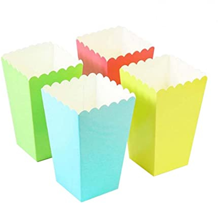 COLLBATH Boîtes À -corn Contenants Boîtes À Goûter À Pois De Mariage Théâtre Couleur