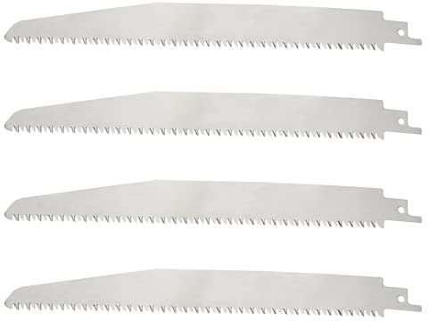 Be In Your Mind 4PCS S1122C Säbelsägeblatt, Edelstahl-Säbelsägeblatt, verstellbares Säbelsägeblatt zum Schneiden von Knochen, Holz und Metall