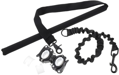 YARNOW 3 Sätze Fahrrad hundewalker Hundeschleppseil im Freien Haustierleine Hunde Fahrradhalterung Fahrrad Hundeleine Heimtrainer Fahrrad Gürtel Hundeleine für Fahrräder Zugseil für Hund